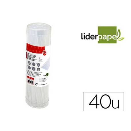 Barras termofusible marca Liderpapel Caja 40 unidades