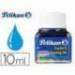 Tinta china pelikan azul cobalto bote de 10 ml.