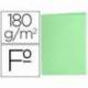 Subcarpeta de cartulina Liderpapel Tamaño folio Verde pastel 180g/m2