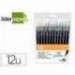 Rotulador Liderpapel Punta Pincel caja de 12 colores