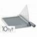 GUILLOTINA DE PALANCA LEITZ PRECISION HOME OFFICE A4 BASE PLASTICO LONGITUD CORTE 381 MM CAPACIDAD DE CORTE 10