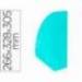 REVISTERO PLASTICO EXACOMPTA AQUAREL MAG-CUBE VERDE PASTEL 266x328x305 MM
