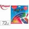 LAPICES DE COLORES MAPED CAJA DE 72 COLORES SURTIDOS