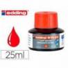TINTA ROTULADOR EDDING PIZARRA BLANCA BTK-25 COLOR ROJO FRASCO DE 25 ML