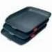 BANDEJA SOBREMESA LEITZ PLASTICO SET DE 3 UNIDADES COLOR GRIS