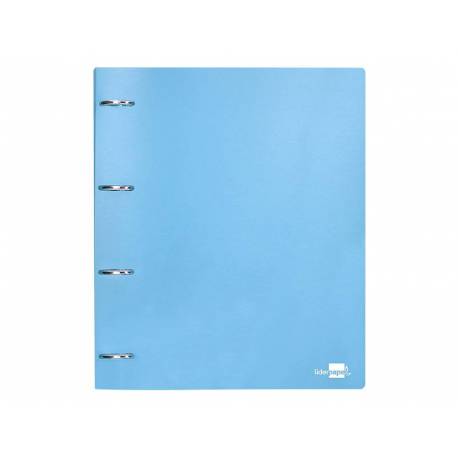 Maletín metálico Home-box de 5 carpetas A4, color azul