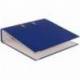 Archivador de palanca elba top carton compacto polipropileno con rado din a4 lomo de 80 mm color azul