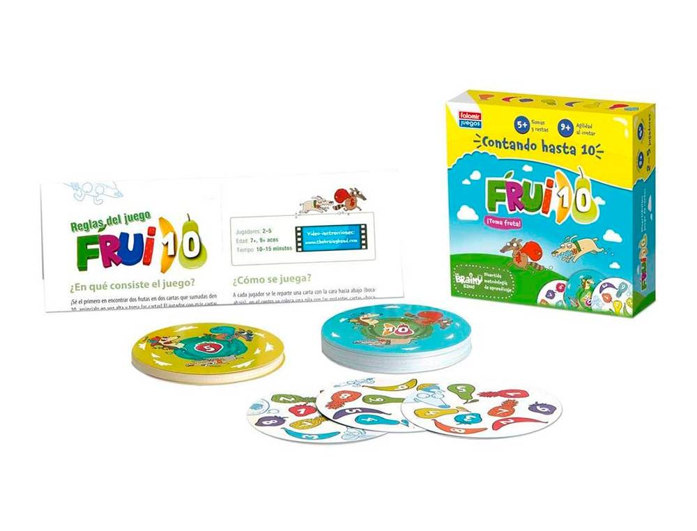 JUEGO EDUCATIVO FALOMIR FRUIT10 CONTANDO HASTA 10 (159364)