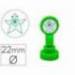 SELLO ARTLINE EMOTICONO ESTRELLA COLOR VERDE 22 MM DIAMETRO
