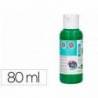 PINTURA ACRILICA LIDERPAPEL BOTE DE 80 ML VERDE OSCURO