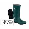 BOTAS DELTAPLUS DE SEGURIDAD STONE PVC VERDE SUELA DE TACOS TALLA 39
