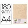 PAPEL PERGAMINO LIDERPAPEL DIN A4 CON BORDES 180G/M2 COLOR CREMA PAQUETE DE 50 HOJAS