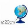 GLOBO TERRAQUEO LIDERPAPEL CON LUZ FISICO Y POLITICO CON ANIMALES DIAMETRO 20 CM