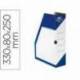 Revistero carton Fast Paperflow color azul
