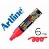 Rotulador Artline Poster Marker EPP-6 Punta Redonda Trazo 6mm Color Rojo
