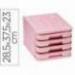 FICHERO CAJONES DE SOBREMESA FAIBO PLASTICO 100% RECICLABLE 4 CAJONES ROSA PASTEL 28,5X37,5X23 CM