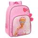 MOCHILA SAFTA INFANTIL ADAPTABLE A CARRO BARBIE GIRL 340X260X110 MM
