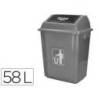 Papelera Q-Connect plastico de 58 litros