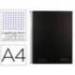 CUADERNO ESPIRAL NAVIGATOR A4 TAPA DURA 80H 80GR CUADRO 4MM CON MARGEN NEGRO