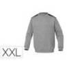 SUDADERA DELTAPLUS SWEAT OLINO CON REFUERZO EN ESPALDA Y CODOS GRIS TALLA XXL