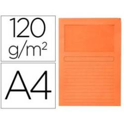 Subcarpeta de cartulina Q-Connect Din A4 color naranja