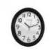 Reloj pared plastico 30 cm marco color negro