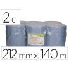 PAPEL SECAMANOS BUNZL GREENSOURCE 2 CAPAS CELULOSA RECICLADA AZUL 212 MM X 140 MT CON SISTEMA AUTOCORTE