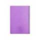 Cuaderno espiral Liderpapel Folio Tapa plastico 80 hojas Pautado 80g/m2 sin margen Color Violeta