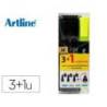 Rotulador Artline Calibrado Comic Pen Trazos Surtidos color Negro + Permanente 853