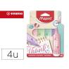 ROTULADOR MAPED FLUORESCENTE PASTEL FLEX BLISTER DE 4 UNIDADES COLORES SURTIDOS