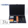 SET DIBUJO LYRA ESTUCHE DE MADERA CON 31 PIEZAS SURTIDAS