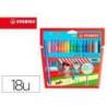 Rotulador Stabilo Power Punta Gruesa Caja 18 colores