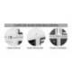 Fichero cajones de sobremesa Archivo 2000 archisystem 356x316x303 mm 3 cajones color gris