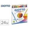 Lapices de colores intensos Giotto hexagonales 24 unidades