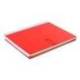 Bloc Liderpapel Din A4 micro crafty cuadrícula 5mm 5 bandas 4 taladros tapa forrada 90 gr 120 hojas color rojo