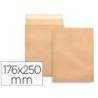 Sobres bolsa kraft N.14 B5 Liderpapel, 176x250mm