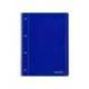 Cuaderno espiral liderpapel a4 micro serie azul tapa blanda 80h 80 gr cuadro5mm con margen 4 taladros color azul