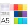 Bloc Liderpapel DIN A5 crafty cuadro 3 mm con margen 80 hojas tapa forrada 90 gr color “no se puede elegir”