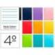 Cuaderno espiral Liderpapel cuarto smart Tapa blanda 80h 60gr Rayado montessori 3,5mm Colores surtidos (no se puede elegir)
