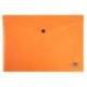 Carpeta dossier broche Liderpapel DIN A4 polipropileno 180 micras 50 hojas color naranja
