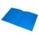 Carpeta dossier con doble bolsa Liderpapel Din A4 color azul