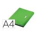 CARPETA LEITZ RECYCLE CLASIFICADOR FUELLE POLIPROPILENO 5+1 COMPARTIMENTOS DIN A4 VERDE