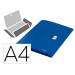 CARPETA LEITZ RECYCLE GOMAS TRES SOLAPAS DIN A4 POLIPROPILENO AZUL