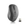 RATON NGS EVO RUST OPTICO 800/1200/1600 DPI INALAMBRICO 5 BOTONES TECLAS SILENCIOSAS RECEPTOR USB 2,4 GHZ NEGRO