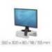 SOPORTE FELLOWES PARA MONITOR BREYTA 3 AJUSTES DE ALTURA HASTA 30 KG 100% RECICLABLE 350X300X80/118/155 MM BLANCO