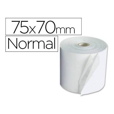 ROLLO BLANCO Q-CONNECT ELECTRA 75X70X11MM 60 GRS