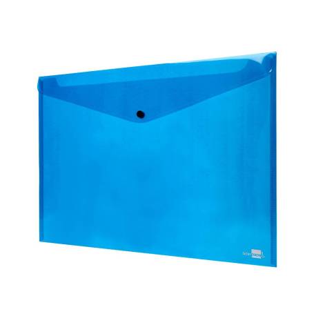 Carpeta sobre Liderpapel con cierre de broche Color azul Din A3