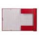 Carpeta de proyectos Liderpapel de carton con gomas Paper Coat lomo 70 mm rojo