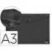 Carpeta sobre Liderpapel con broche polipropileno 180 micras DIN A3 50 hojas color negro
