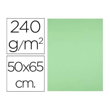 Cartulina Liderpapel color verde pistacho 240 g/m2